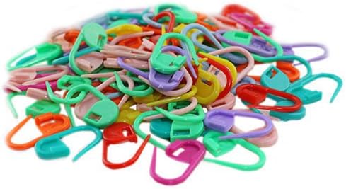 OnlineGroceryStore(TM) 100PCS Knitting Crochet Locking Stitch Needle Clip Markers Holder FK