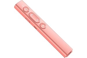 Ruspela Presentation Clicker, Wireless Presenter Remote with USB Receiver Office Presentation Clicker with Black Screen Function for PC Laptop Computer