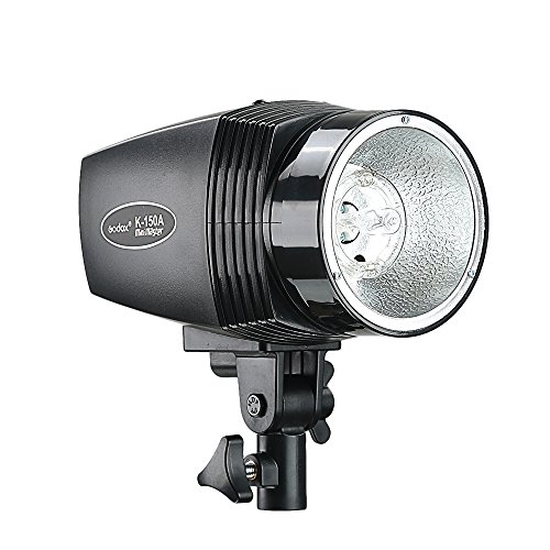 Godox 300W（2x150W）Photo Studio Strobe Flash Light Kit w/ RT-16 Channel Trigger Softbox Modeling Lamp (K-150A kit)