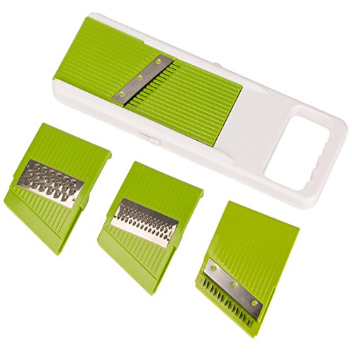 Levivo 7-in-1 Multifunktionsschneider für Obst und Gemüse, weiß / grün - 3