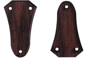 Alnicov 3 Holes Guitar Truss Rod Cover Rosewood Guitar Accessories