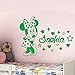 Produktbild Wandaufkleber Klassische US Cartoon Nette Reizende Maus Wandtattoo Kinder Gril Zimmer Personalisierte Name Stern Ornamente Decor Poster E 43 * 57 cm