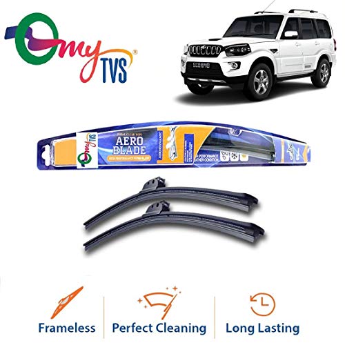 myTVSFrameless Car Wiper Blades Set of 2 | 21 and 19 Inches