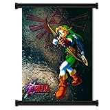 Embellecer tus paredes Legend of Zelda: Ocarina of Time Game Fabric Wall Scroll Poster (16x21) Inches by Wall Scrolls