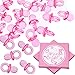 Produktbild Dekoration Babyschnuller - WENTS 100 PCS Mini Schnuller Baby Rosa und 20 PCS Servietten Baby für Baby Taufe Geburt Party Dutsche Tischdeko