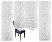 Produktbild Home Fashion 94334-101 | 4er-Set SCHIEBEGARDINEN | Jacquard, Farbe: weiß, Maße: 2x 245x57 cm und 2x 160x57 cm