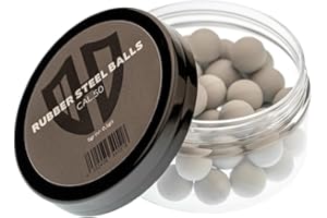 ‎HOMEDEFENCE-24 HomeDefence-24 50 x Rubber Steel Balls, 5 g, Extremely Hard, HDR50, HDP50, Alfa 1.50, Cal.50
