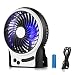 Produktbild Seasaleshop 5V USB Mini wiederaufladbar Ventilator Portable Outdoor Handheld nachtlicht Large Air LED Lüfter