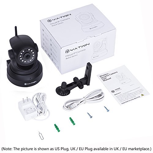 WLAN Kamera YATWIN IP Kamera 1080P HD Ãœberwachungskamera mit Auto-Kreuzfahrt, 5 Pre-set Lesezeichen, 355Â°/80Â° Schwenkbar, Nachtsicht, 2 Wege Audio, WiFi Kamera fÃ¼r Smartphone/PC mit App (Schwarz)