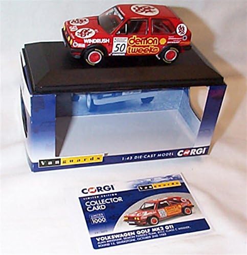 Corgi Vanguards - Volkswagen Golf Mk2 GTI Demon Tweeks, Alan Minshaw BTCC - VA13603 by Corgi