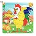 Produktbild Cplapll Gifts for Christmas New Year, 20Pcs Wooden Puzzle Toys Cartoon Animals Intelligence Educational Kids Gift - 10#