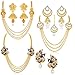 Sukkhi Gorgeous Peacock Gold Plated Set of 3 Necklace Set Combo For Women RS.839.00