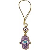 Hamsa El Nazarlık Araba Dikiz Aynası S&uuml;s&uuml; &ndash; Nazar Boncuklu Ara&ccedil; Aksesuarı, Araba İ&ccedil;in Dekoratif Nazar Charm, Şans ve Koruma S