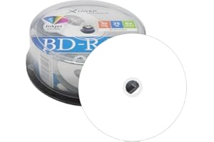 Xlayer BD-R Blank Blu-Ray Discs 4 x Speed, 25 GB, Pack of 25