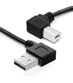 System-S USB 2.0 Verlängerungskabel 20 Cm – Mit 90° Abgewinkeltem Stecker Für Enge Anschlüsse