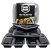 Produktbild 3-Fach Meal Prep Container| Dailybasic© | 6+1 GRATIS Pack | Mikrowellen, Spülmaschinen und Gefrierschrank geeignet | beste Qualität | GRATIS E-Book mit leckeren Rezepten | Bento-Box | Food-Container