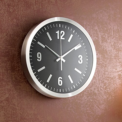 OctaCam Wanduhr in edlem Alu-Design mit integrierter HD-Videokamera - 4