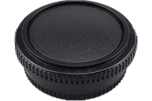 AMOTOK Cuerpo de cámara FD y tapas de lente traseras, compatible con Canon AE-1P F-1 AV-1 A-1 AE-1 T-80 y lente de montaje FD y lente de montaje FL