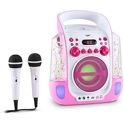 Amazon.co.uk pink cd player with microphone