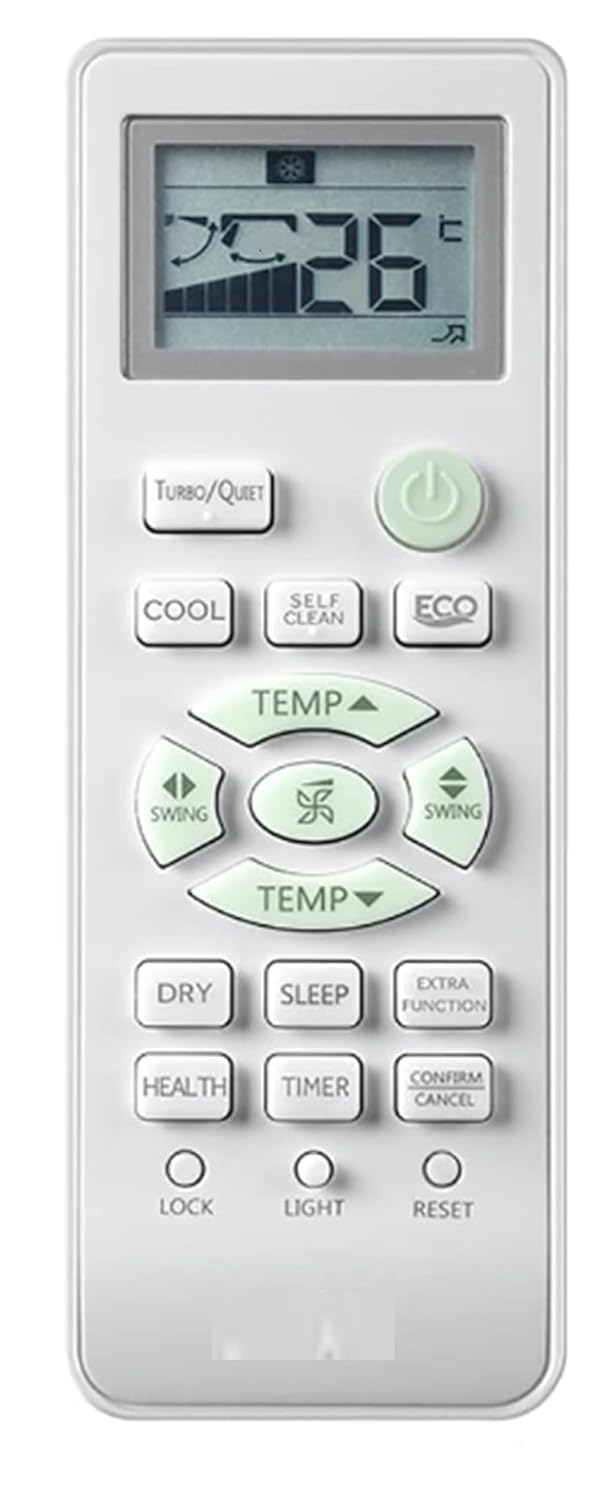 Reliable 5 Year Warranty AC Remote for Haier 1.5 Ton Twin Inverter Split AC