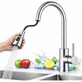 Removable stainless steel kitchen tap. 3 functions; 2 jets and pause. 360&deg; mobility. Extendable kitchen tap.