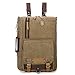 Produktbild 3 in 1 Canvas Rucksack Mupack Herren Retrostyle Notebook-Taschen Outdoor Reise Schultertasche Freizeittasche Khaki