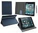 Produktbild Emartbuy® Archos 121 Neon Tablet 12 Zoll Universal (11-12 Zoll) Dark Blau Premium PU Leder Multi-Angle Executive Folio Geldbörse Tasche Hülle Grey Innenraum mit Kartensteckplätze + Blau Eingabestift