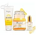 ARM Pearl Beauty Day Cream With SPF 50, 24k Gold Activating Serum, Glowing Night Cream Combo Offer | set of 3
