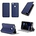 Produktbild Huawei P10 Lite 2017 Hülle Brieftasche Leder blau Cover mit Kartenfach - Zubehör Etui Portfolio smartphone Huawei Ascend P10 Lite single / dual sim Case Schutzhülle (Handy Wallet tasche folio PU Leder, Blue) - XEPTIO accessoires