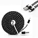 Produktbild YANSHG® Micro USB Kabel geflochtenes Schnellladegerät Kabel USB zu Micro USB 2.0 Android Ladekabel für Samsung Galaxy S7 / S6 / S5 / Edge, Hinweis 5/4/3, LG, Nexus, HTC, Nokia, PS4