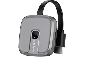 LQIESDD Wireless HDMI Dongle 1080P, Miracast HDMI Display Dongle 2,4/5 GHz Screen Mirroring Display-Dongle Kompatibel mit iPhone/Android/Windows/Mac/HDTV/Monitor/Projektor, Unterstützt Miracast/DLNA/Airplay