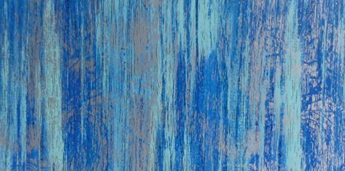 Wachsplatte blau silber, multicolor 20x10 cm - 9775 - Verzierwachsplatte 200x100 mm für Kerzen