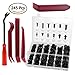 Produktbild QLOUNI 240 Stück Auto Retainer Clips Kit und Befestigung Clips Türverkleidung klammern Stoßstangen Befestigung Clips Set mit 5 Stück Lösewerkzeug