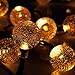 Produktbild 6M 30 LED Kristallkugeln Solarleuchten, Wasserdicht Outdoor LED Lichter , Solar String Lights als Innen- und Außenbeleuchtung Garten, Party, Weihnachten Dekoration (Warmweiß)