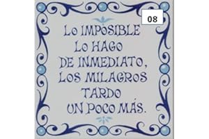 Refranero español. Refranes. Frases decorativas. Rótulos. Azulejo fabricado artesanalmente para decorar. Cerámica para colgar. Calca cerámica. TORO DEL ORO (8)