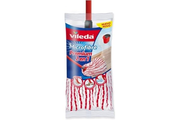 Vileda Freg Premium Microfibra 157943 Blanc 7 x 1,6 x 4 cm
