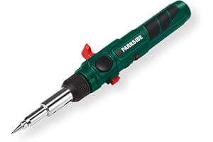 PARKSIDE Soldador de gas portatil recargable 3 funciones en 1 equipo soldar, soplete y aire caliente, nuevo con cartucho de gas extra y estuche, soldadura de estaño y accesorios