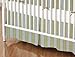 SheetWorld - Crib Skirt (28 x 52) - Yellow Dual Stripe - Made In USA by sheetworld