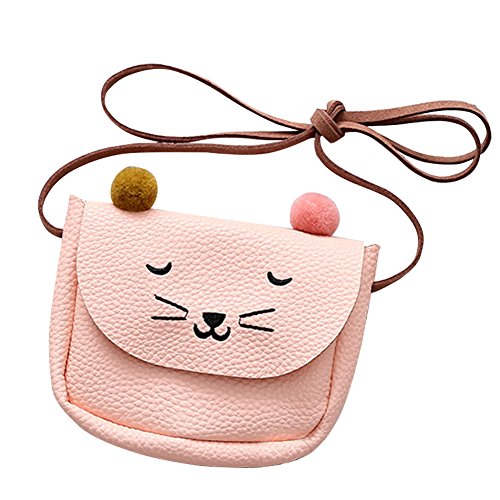 Preisvergleich Produktbild Zantec Mini Umhängetasche Nette Katze Ohr Umhängetasche Kinder Allgleiches Schlüssel Geldbörse Cartoon Schöne