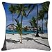 Produktbild Hectwya Lonely Island, Ko Chang, Siam Beach Beach - #5064 - Plush Decorative Pillow Case Cushion Cover 18 x 18 Inch for Couch Bench Sofa