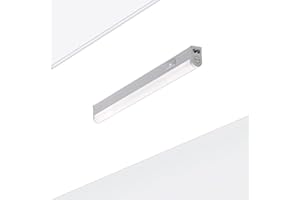 Oktaplex lighting Luminaria bajo armario cocina LED Riga 4W 340lm blanco cálido 3000K, luminaria bajo armario cocina con interruptor extensible | Longitud: 28cm