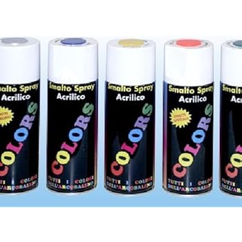 Vernice Antiruggine Spray HQS 400 Ml - Bianca, Alta Copertura, Per Superfici Ferrose