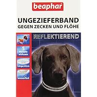 Beaphar 75425 Ungezieferhalsband für Hunde reflektierend, 65 cm