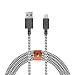 Price comparison product image Native Union BELT Cable XL - 10ft Ultra-Strong Reinforced [Apple MFi Certified] iPhone / iPad Lightning to USB Charging Cable with Leather Strap (Zebra)