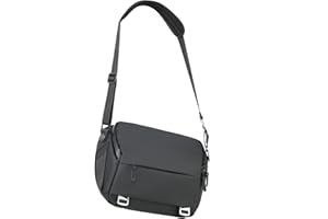 Besnfoto Camera Bag DSLR Camera Sling Bag for Photographer Waterproof Small Crossbody Shoulder Bag Case for Mirrorless Camera, Black