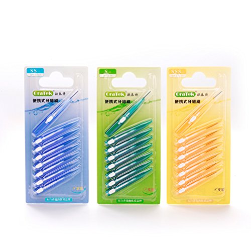 Acción Cepillo Cepillos Interdentales 8 Unidades. Aprobado por la FDA. 0,7 mm y 1 mm disponible