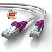 Produktbild AIXONTEC® 35m CAT 7 Profi-Netzwerk-LAN-kabel-Grau Cat6a Profi-Patchkabel SFTP (Pimf) 10 Gigabit Kat7-LANKabel LEONI HIGHEND Cat7 Megaline F6-90 S/FTP flex Powerlan-kabel