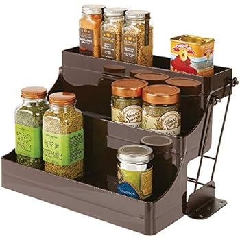 Amazon.de: mDesign Gewürzregal mit 3 Ebenen für den Küchenschrank