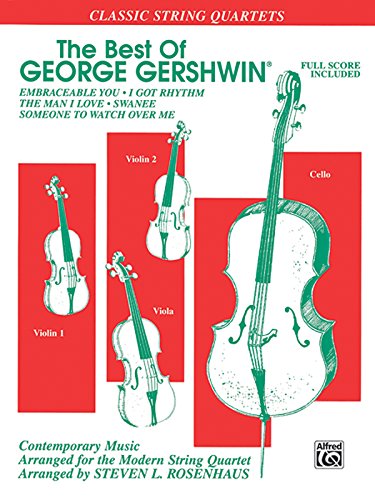 Classical Gershwin : String quartets score and parts