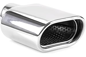 AMiO Auspuffblende 02190 122mm 68mm Edelstahl